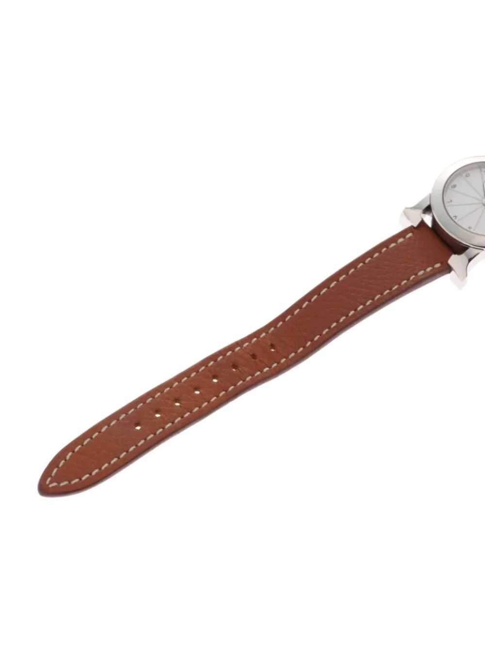 Hermes H Watch Ronde White